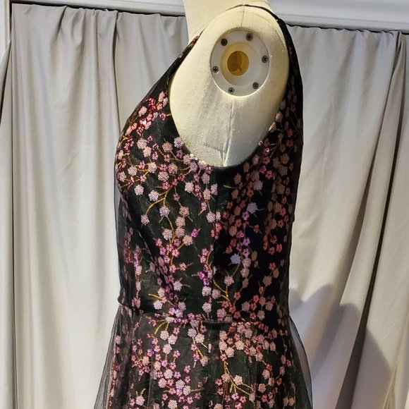 NWT Dress The Population A Line, fitted bodice cocktail length dress - Picture 6 of 12